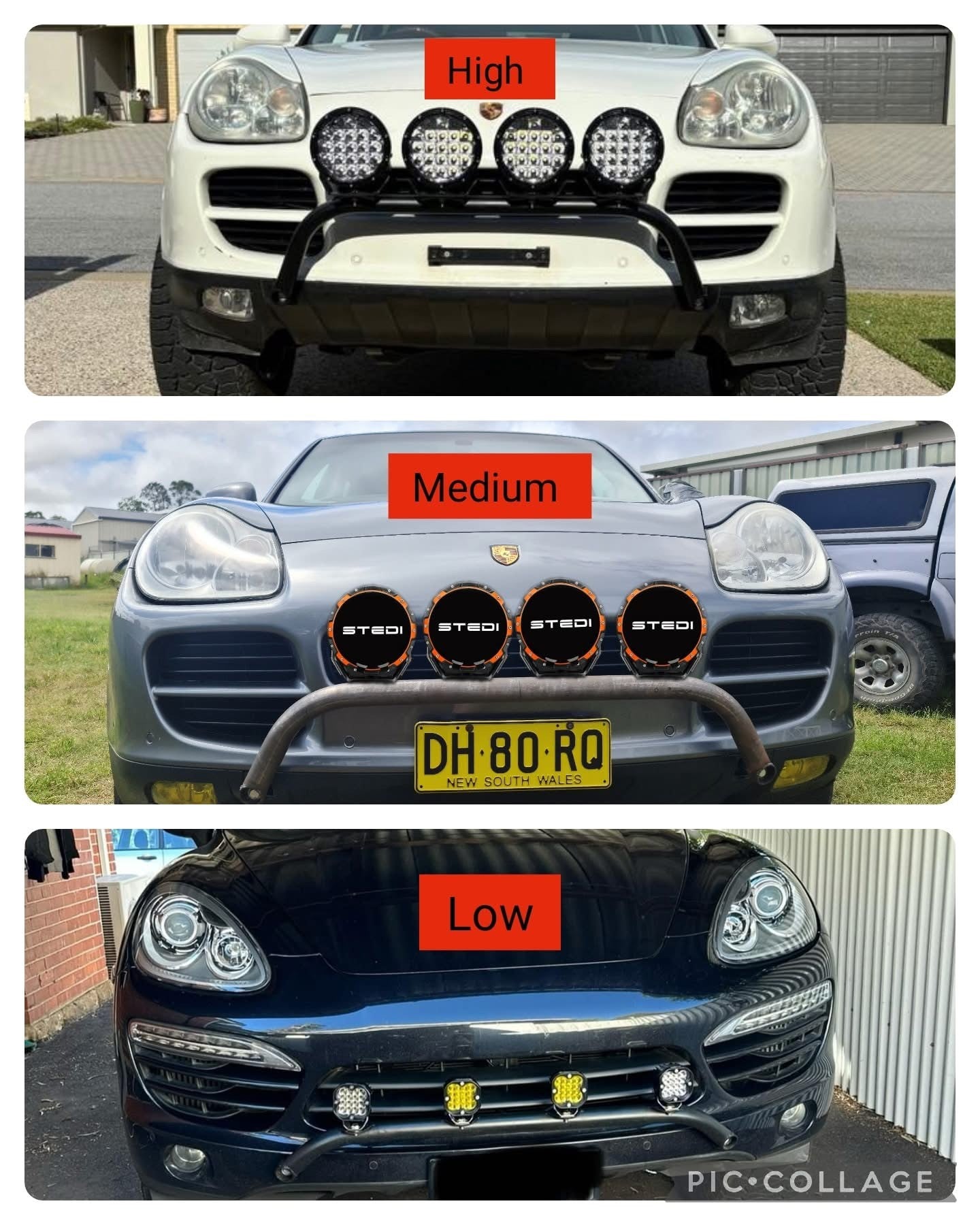 TC Baja Light bars - Nudge bar 2004-2018