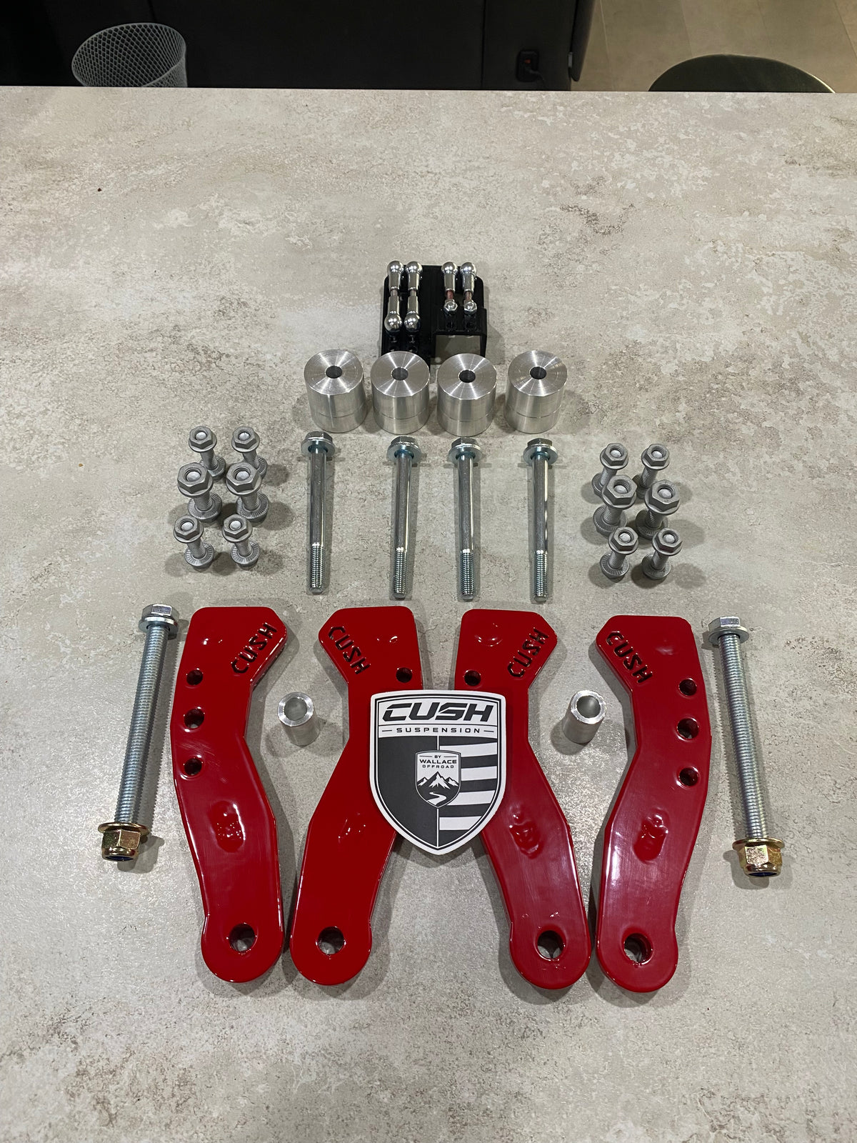 50mm Lift kit - CUSH Air suspension 955, 957 Cayenne, 7L Touareg, Q7