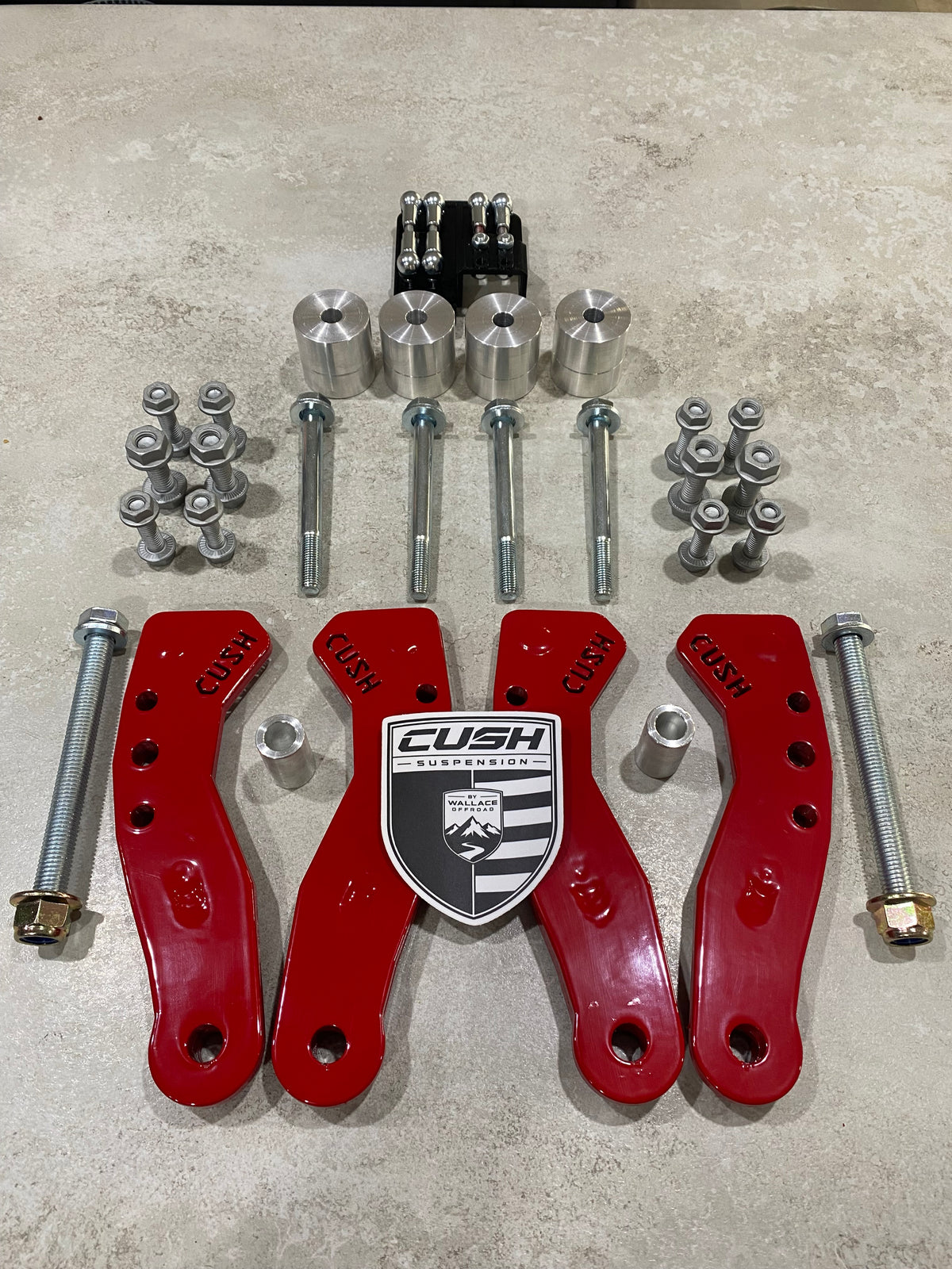 50mm Lift kit - CUSH Air suspension 955, 957 Cayenne, 7L Touareg, Q7