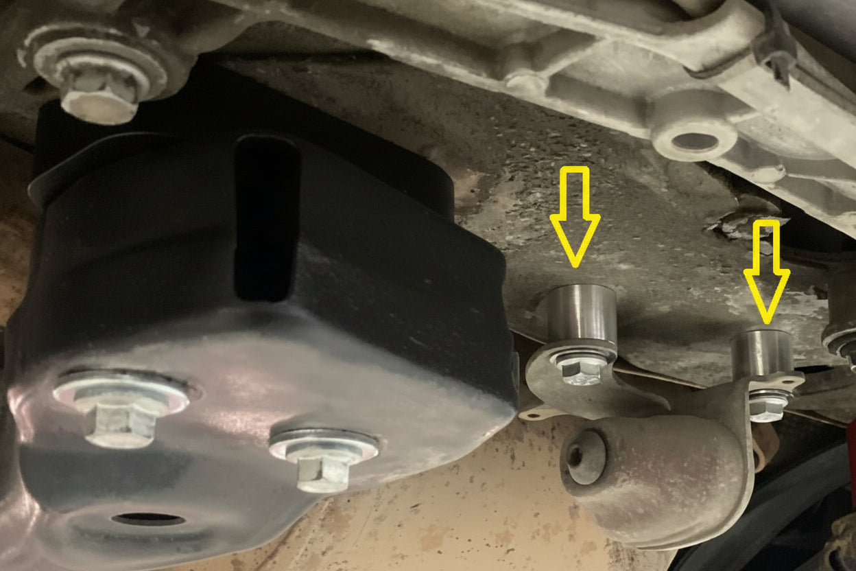 Front 25mm subframe and 12mm engine drop kit, Cayenne, Touareg and Q7. - Gen 1 and 2