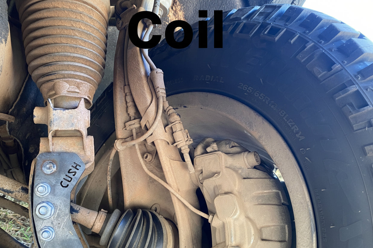 45mm Lift kit - CUSH Coil suspension 955, 957 Cayenne, 7L Touareg, Q7